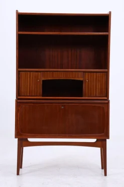 Outlet Pamono Vintage Mahogany Bookcase from Treman Furniture Factory, 1960s