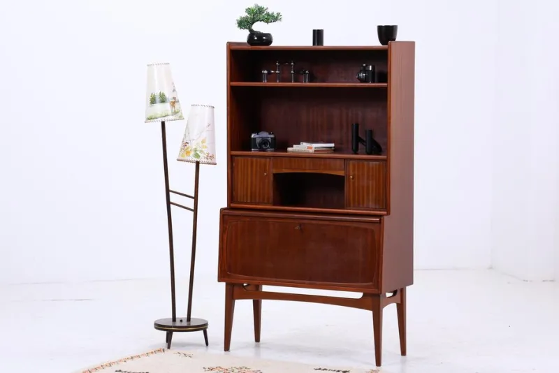 Outlet Pamono Vintage Mahogany Bookcase from Treman Furniture Factory, 1960s