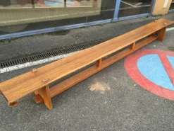 Pamono Vintage Mahogany Gymnastics Bench, 1950s> Benches