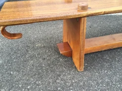 Pamono Vintage Mahogany Gymnastics Bench, 1950s><noscript><img width=