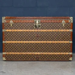 Discount Pamono Vintage Malle Haute in Monogram Canvas from Louis Vuitton, 1920