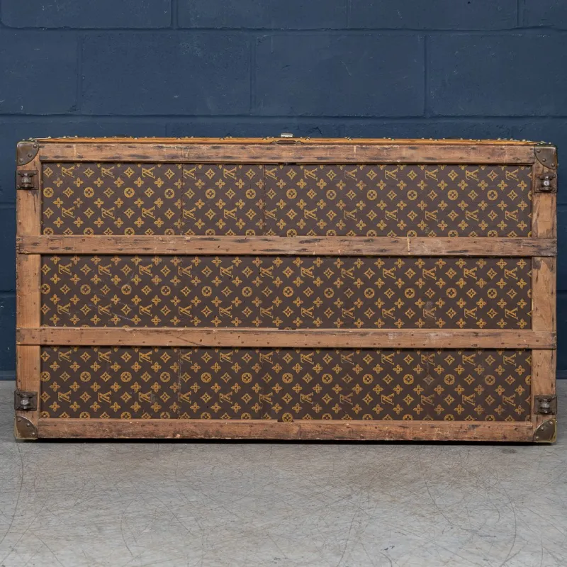 Discount Pamono Vintage Malle Haute in Monogram Canvas from Louis Vuitton, 1920