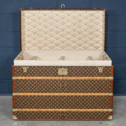 Discount Pamono Vintage Malle Haute in Monogram Canvas from Louis Vuitton, 1920