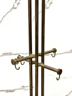 Outlet Pamono Vintage Marble and Brass Coat Rack by Renato Zevi for Metalarte, 1970