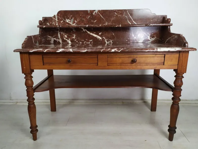 Hot Pamono Vintage Marble Dressing Table