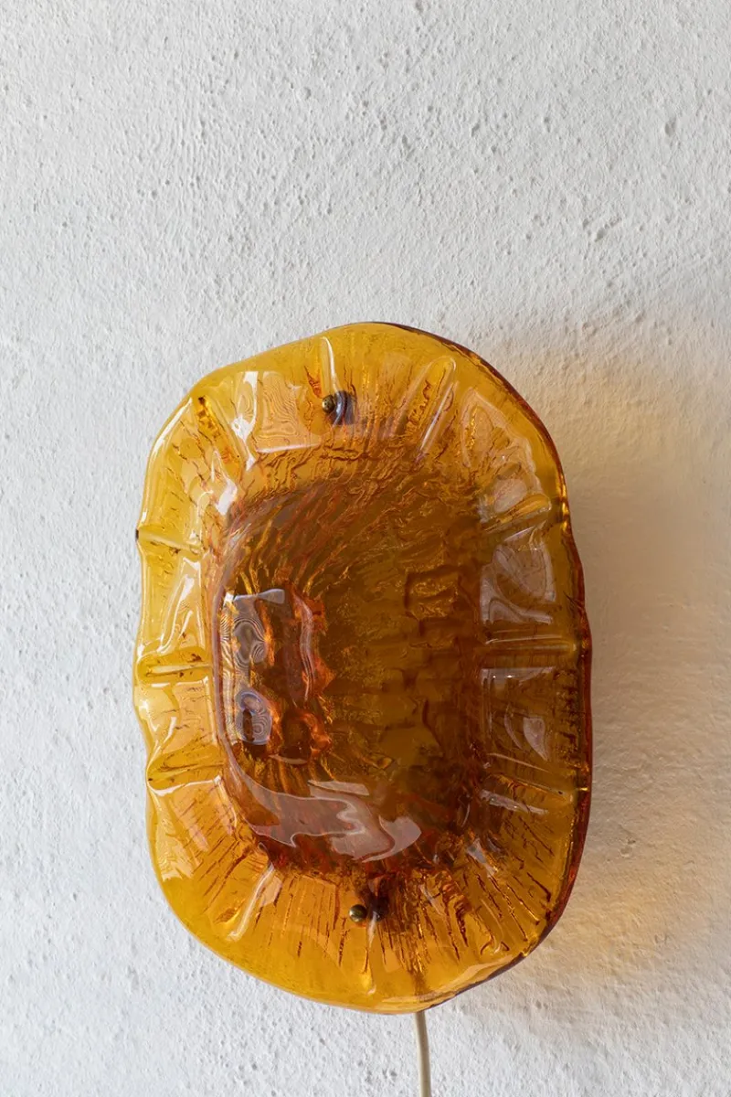 Outlet Pamono Vintage Medaillon Wall Lamps by Vitrika, 1960s, Set of 2