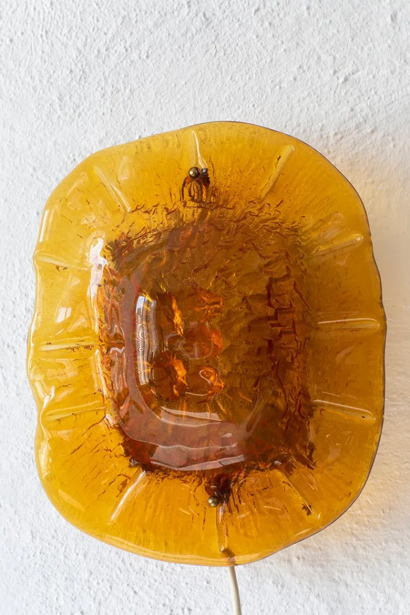 Outlet Pamono Vintage Medaillon Wall Lamps by Vitrika, 1960s, Set of 2
