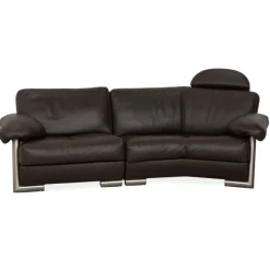 Pamono Vintage Medea Four-Seater Sofa in Leather by Artanova> Couches & Sofas