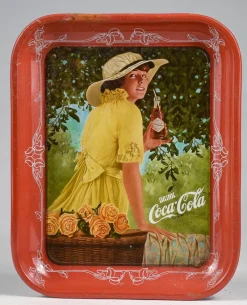 Pamono Vintage Metal Coca Cola Tray, 1980s> Trays
