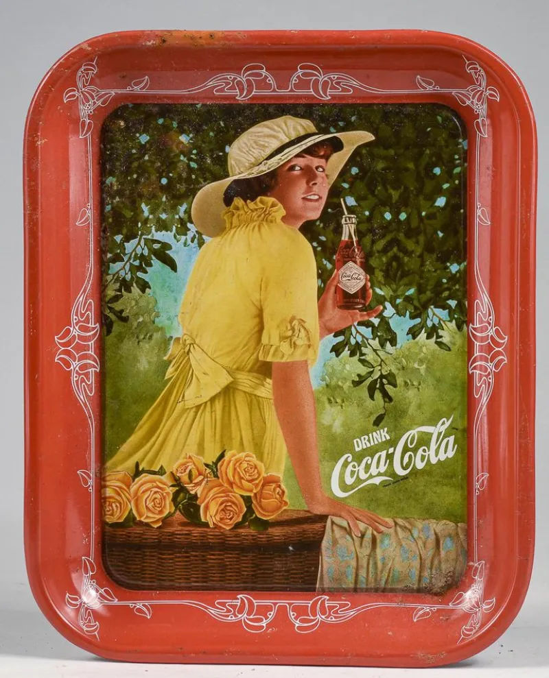 Pamono Vintage Metal Coca Cola Tray, 1980s> Trays