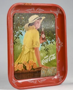 Pamono Vintage Metal Coca Cola Tray, 1980s> Trays