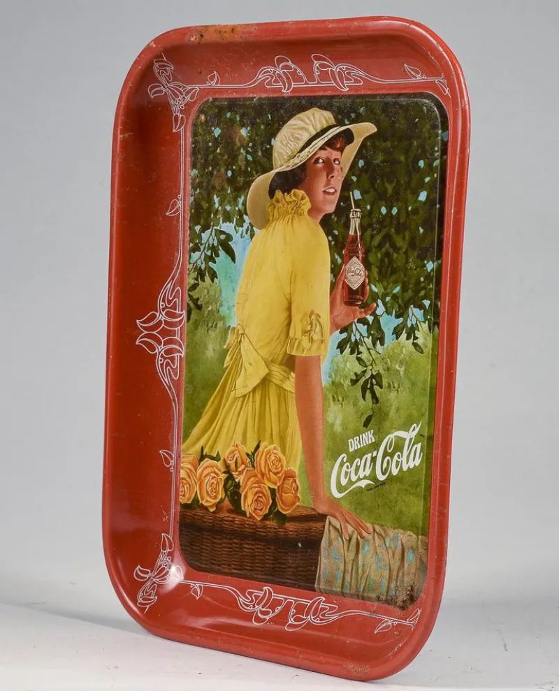 Pamono Vintage Metal Coca Cola Tray, 1980s> Trays
