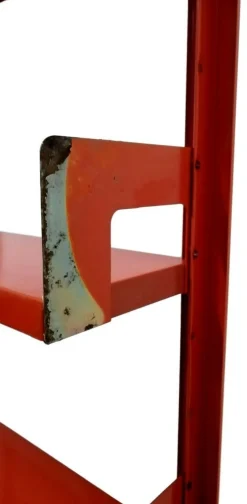 Pamono Vintage Metal Congresso Bookcase from Lips Vago, 1960s><noscript><img width=