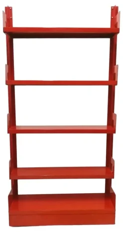 Pamono Vintage Metal Congresso Bookcase from Lips Vago, 1960s><noscript><img width=