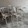 Pamono Vintage Metal Garden Chairs, Set of 4> Garden Seating