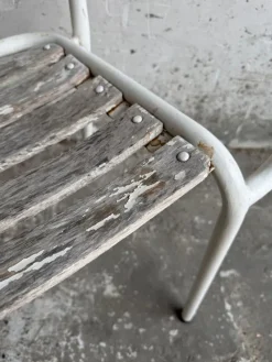 Pamono Vintage Metal Garden Chairs, Set of 4><noscript><img width=