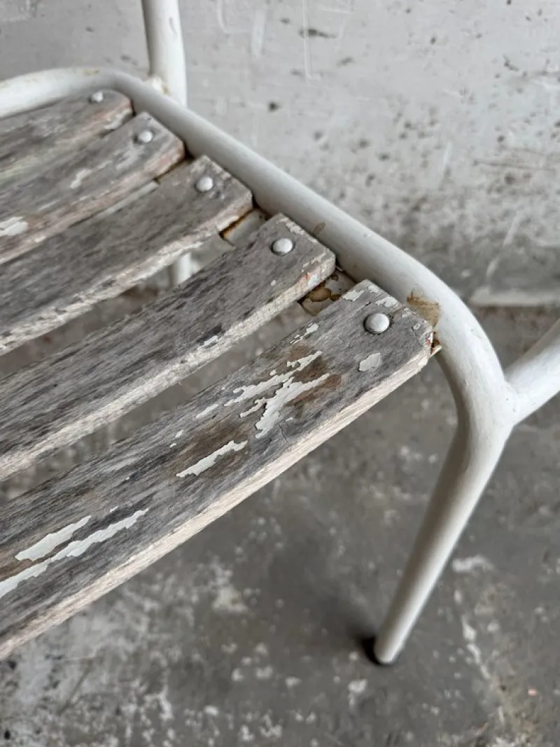 Pamono Vintage Metal Garden Chairs, Set of 4> Garden Seating