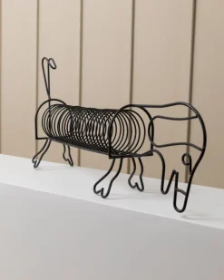 Discount Pamono Vintage Metal Spiral Dachshund Holder, 1980s
