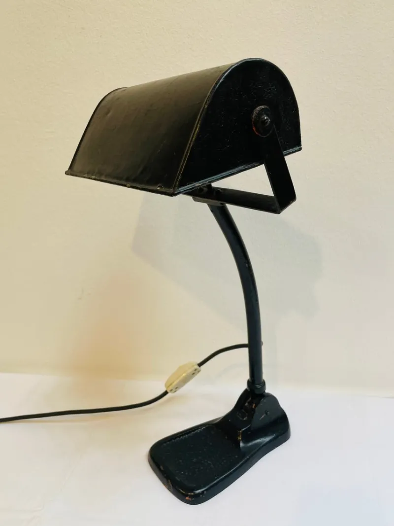 Pamono Vintage Metal Workshop Lamp, 1920s> Table Lamps