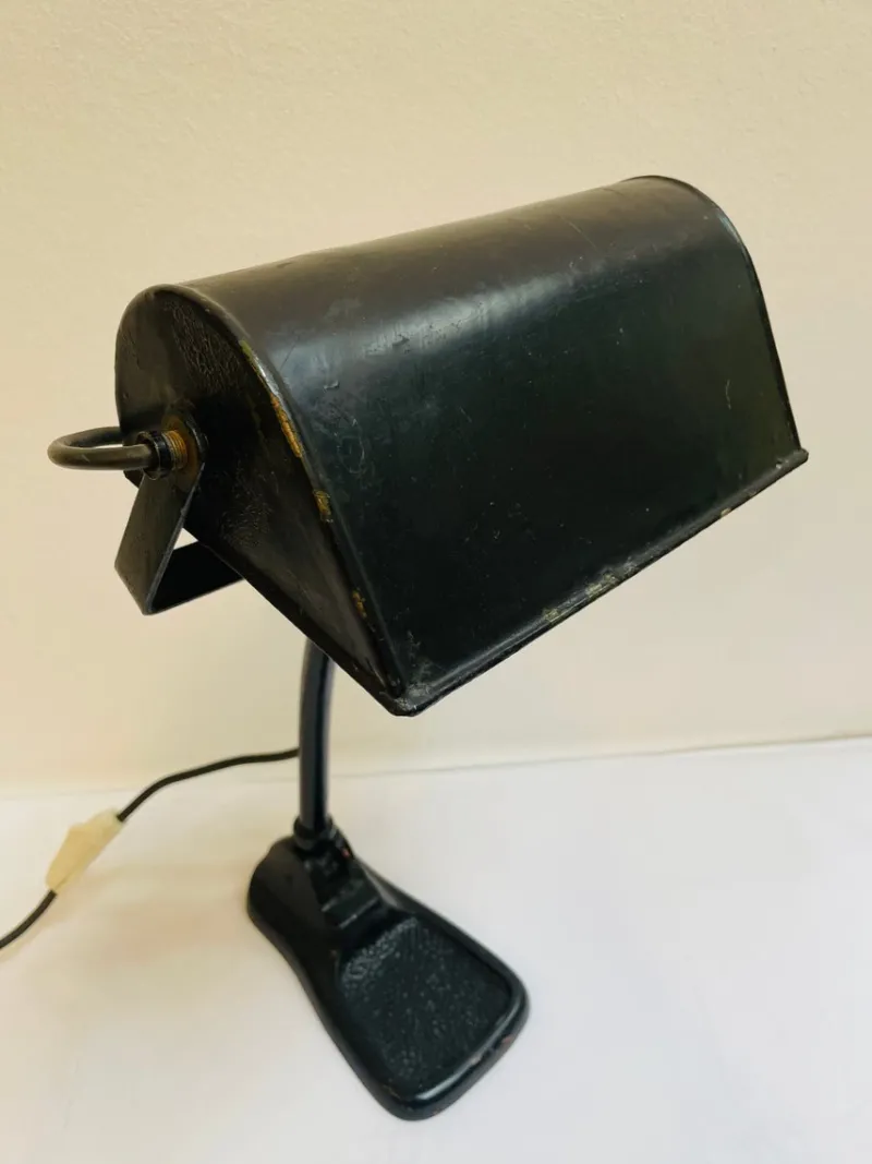 Pamono Vintage Metal Workshop Lamp, 1920s> Table Lamps