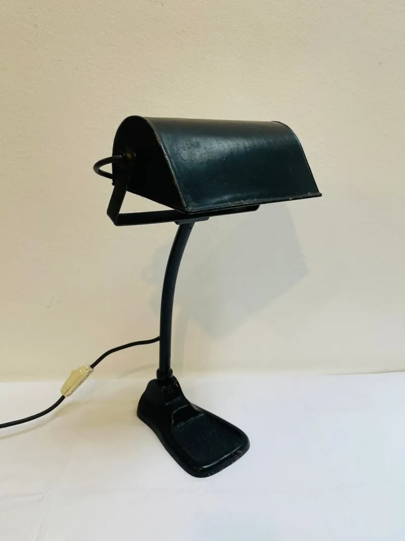 Pamono Vintage Metal Workshop Lamp, 1920s> Table Lamps
