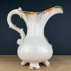 Pamono Vintage Mid 20th Century Italian Ceramic Pitcher by Bassano, 1970s> Bottles, Carafes & Jugs