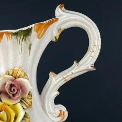 Pamono Vintage Mid 20th Century Italian Ceramic Pitcher by Bassano, 1970s><noscript><img width=
