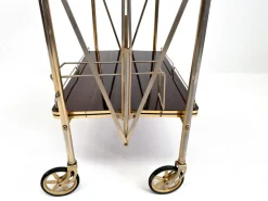 Pamono Vintage Mid-Century Folding Bar Cart Trolley, 1960s