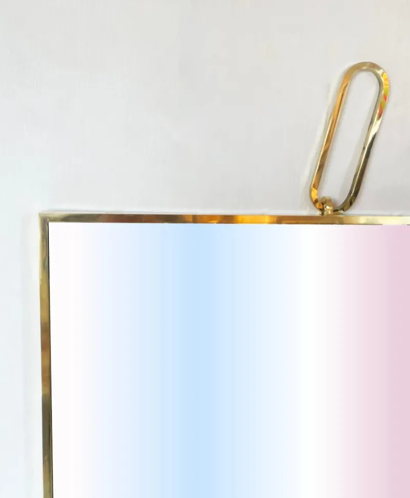 Online Pamono Vintage Mirror with Hook, 1970s