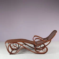 Pamono Vintage Model 2 Adjustable Chaise Lounge by Thonet, 1890s