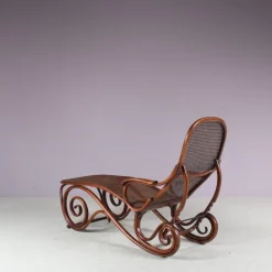 Pamono Vintage Model 2 Adjustable Chaise Lounge by Thonet, 1890s
