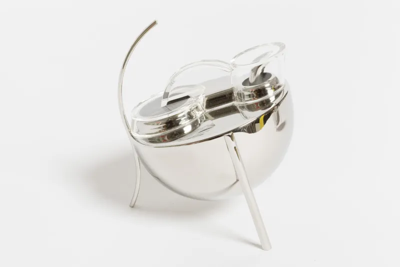 Pamono Vintage Model Opasis Oil and Vinegar Set by Enzo Mari for Zani Zani, Set of 2