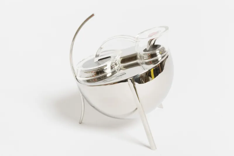 Pamono Vintage Model Opasis Oil and Vinegar Set by Enzo Mari for Zani Zani, Set of 2