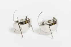 Pamono Vintage Model Opasis Oil and Vinegar Set by Enzo Mari for Zani Zani, Set of 2