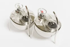 Pamono Vintage Model Opasis Oil and Vinegar Set by Enzo Mari for Zani Zani, Set of 2