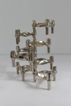 Discount Pamono Vintage Modular Candleholders by Stoffi & Nagel for BMF, 1960s, Set of 8