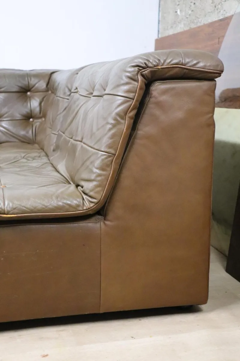 Pamono Vintage Modular Patchwork Leather Sofa, 1970s> Couches & Sofas