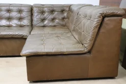 Pamono Vintage Modular Patchwork Leather Sofa, 1970s><noscript><img width=
