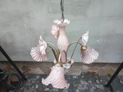 Pamono Vintage Murano Chandelier, 1970s><noscript><img width=