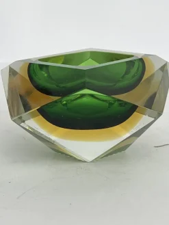 Pamono Vintage Murano Faceted Sommerso Geode Bowl, 1960s><noscript><img width=