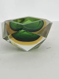 Pamono Vintage Murano Faceted Sommerso Geode Bowl, 1960s><noscript><img width=