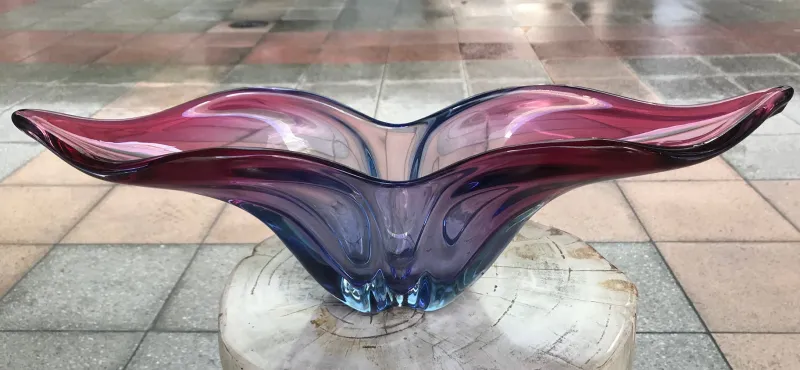 Discount Pamono Vintage Murano Glass Centerpiece, 1970s