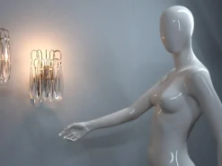 Best Pamono Vintage Murano Teardrop Glass Wall Sconces, 1980s, Set of 4