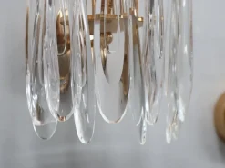 Best Pamono Vintage Murano Teardrop Glass Wall Sconces, 1980s, Set of 4