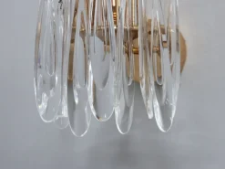 Best Pamono Vintage Murano Teardrop Glass Wall Sconces, 1980s, Set of 4