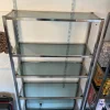 Pamono Vintage N2 Wall Shelf in Glass and Chrome, 1970> Shelves & Wall Units