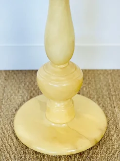 Pamono Vintage Natural Onyx Pedestal Table with Sculptural Design, 1960><noscript><img width=