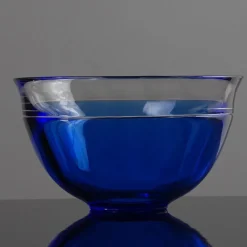 New Pamono Vintage Neptunus Glass Bowl by Lars Hellsten for Orrefors, 1960s