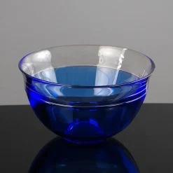 New Pamono Vintage Neptunus Glass Bowl by Lars Hellsten for Orrefors, 1960s