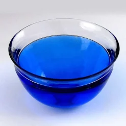 New Pamono Vintage Neptunus Glass Bowl by Lars Hellsten for Orrefors, 1960s